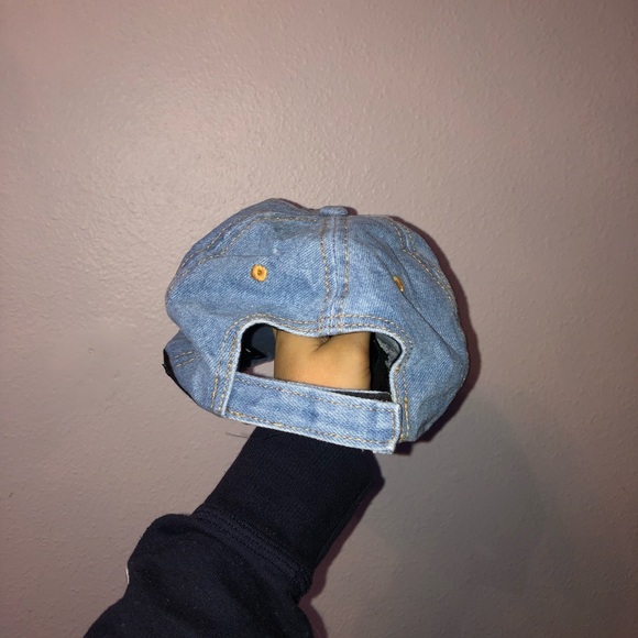 Denim Ripped Cap - Picture 3 of 4
